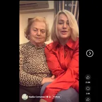 Mesajul Nadiei Comăneci, pentru toți românii: Sănătate, prosperitate, bunătate şi unitate - Foto: captură video