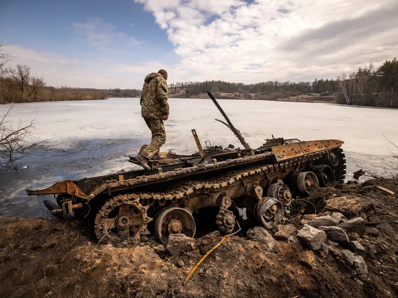 O divizie de 214 tancuri rusești, distrusă de 18 tancuri ucrainene în luptele pentru Avdiivka - Foto: Profimedia images - Caracter ilustrativ