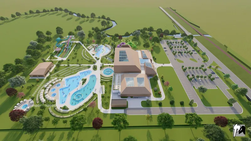 România va avea cel mai mare aquapark, construit din bani de la stat. Unde va fi amplasat? Foto: Facebook/Primaria Beiuș