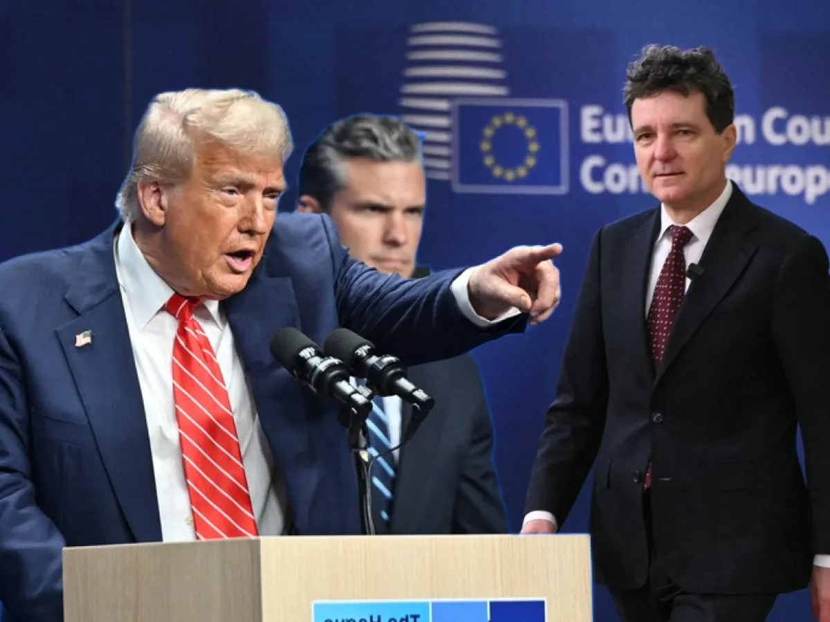 Donald Trump și Nicușor Dan - Foto: Profimedia images