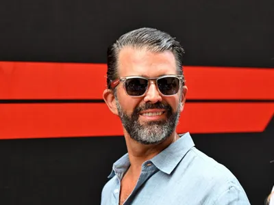 Donald Trump Jr., la Monte Carlo, la o cursă de Formula 1 - Foto: Profimedia Images