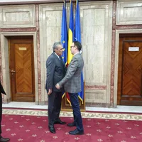 Alexandru Cumpănașu la o întâlnire cu noul ministru de Interne, Marcel Vela Foto: Facebook