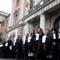 Protestul magistraților din Cluj, de vinerea trecută. FOTO: Cristi Danileț/Facebook