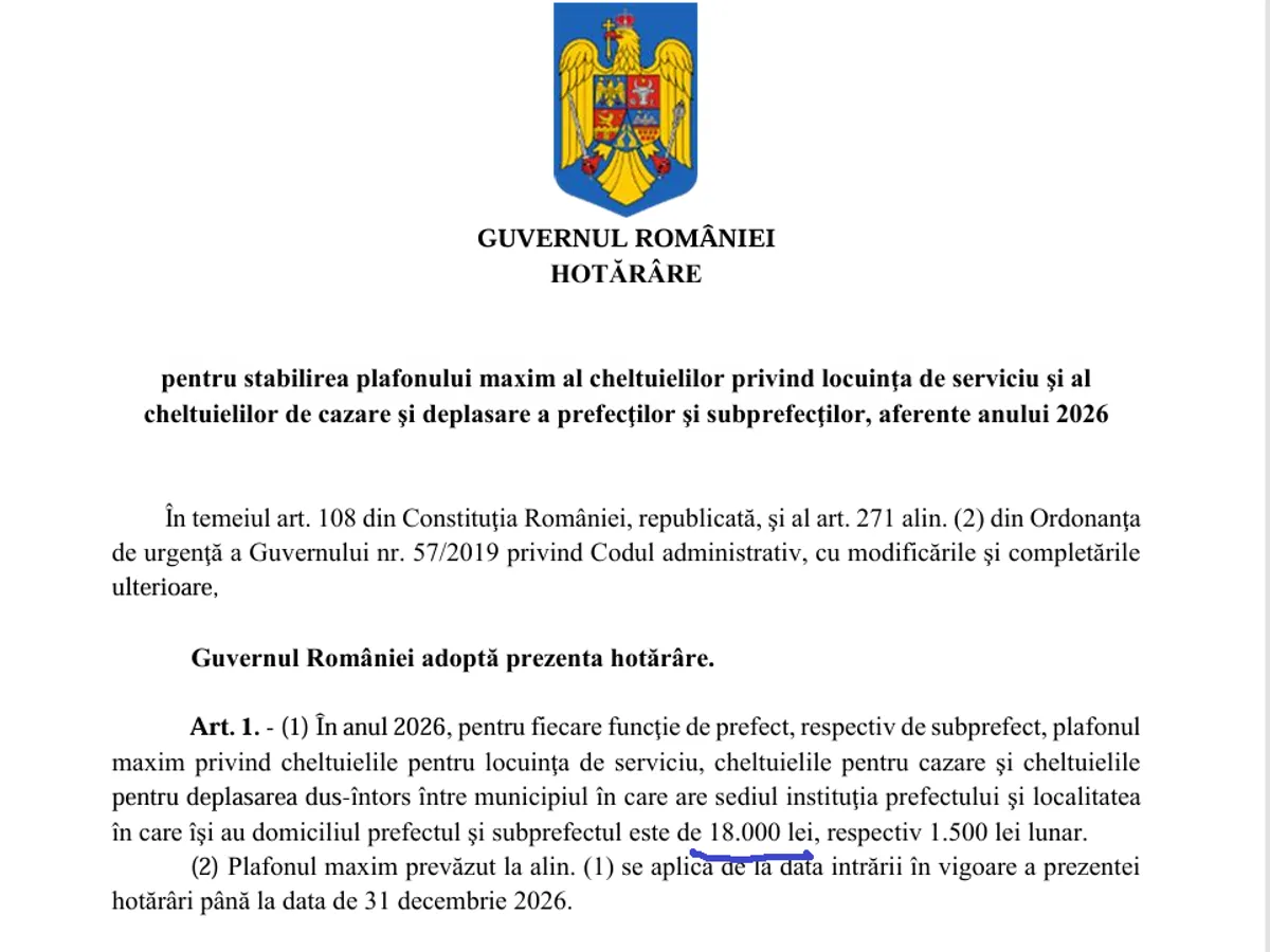 Hotărârea guvernului - Foto: Secretariatul Guvernului
