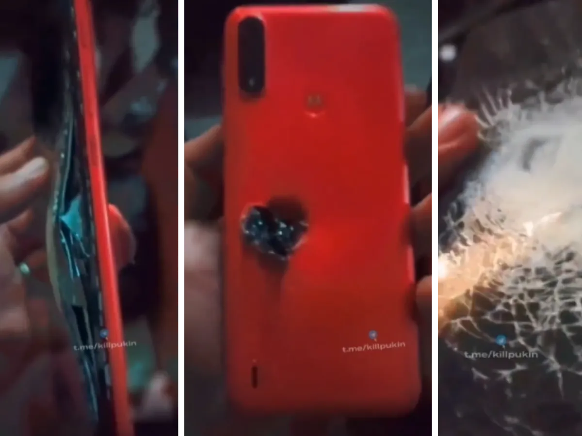 Un telefon mobil i-a salvat viața unui soldat ucrainean. Glonțul s-a oprit în smartphone/FOTO: Colaj Newsweek