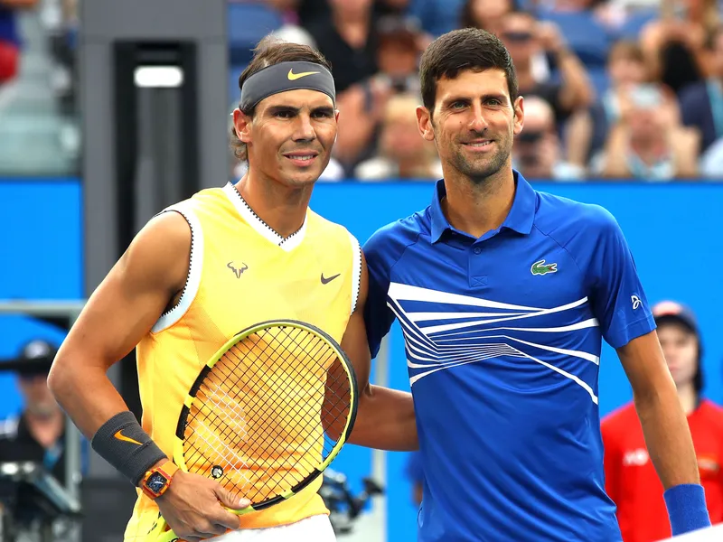 Nadal și Djokovic - Foto: tennis.com