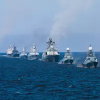 Riscul unui incident în Mediterana este crescut din cauza prezenţei sporite a navelor rusești - FOTO: Profimedia Images