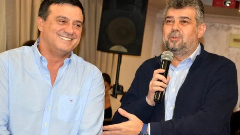 Marcel Ciolacu la o petrecere organizată de Niculae Bădălău Foto: Facebook