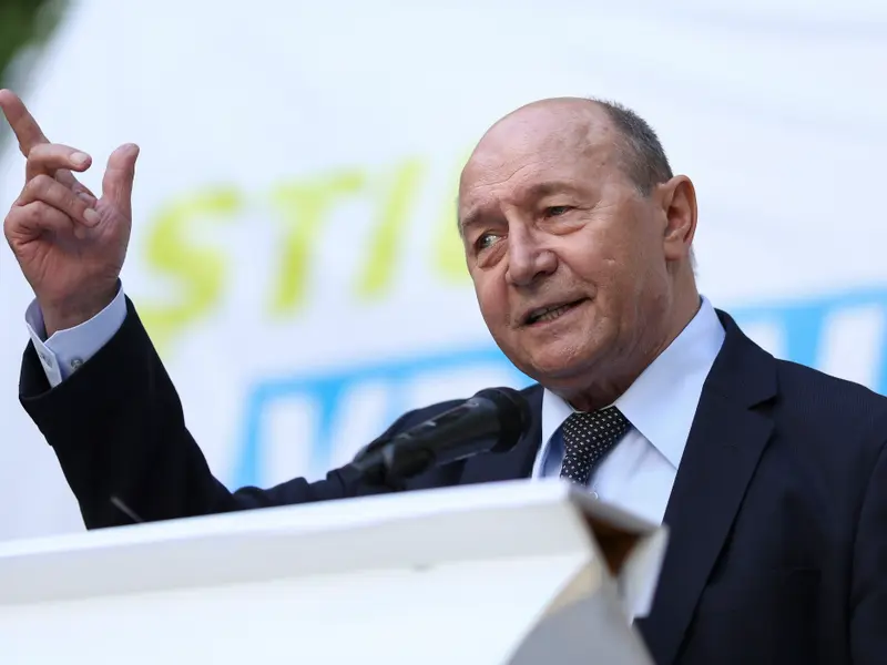 Traian Băsescu: „După alegeri, va urma o creștere enormă de taxe” - Foto: INQUAM Photos/ Sabin Cirstoveanu