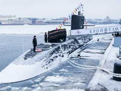 Grad de alertă ridicat în Marea Neagră. Submarine rusești cu rachete Kalibir, în poziție de luptă - Foto: Profimedia Images