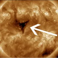 Gaură solară-Foto: NASA-Solar Dynamics Observatory