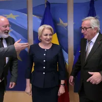 Viorica Dăncilă, în iulie, la Bruxelles Foto: Guvernul Romaniei