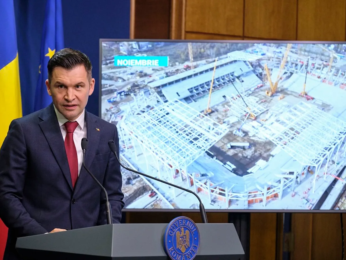 Ionuț Stroe, ministrul Tineretului și Sportului Foto: INQUAM Photos/Alexandru Prepeliță