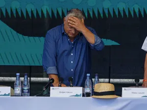 Viktor Orban, la lucrările Universităţii de vară "Tusvanyos", din Băile Tuşnad, Harghita, România - Foto: INQUAM PHOTOS/Pană Tudor