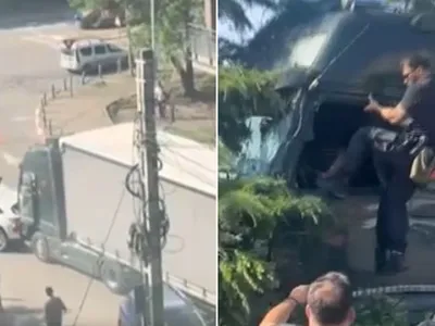 Primele declarații ale șoferului de TIR lovit de polițiștii locali din Constanța
