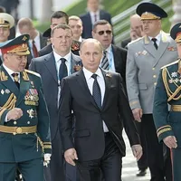 Vladimir Putin, la parada de Ziua Victoriei. Foto: Getty Images