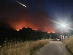 40.000 de hectare pârjolite în insula grecească Chios. Totul a plecat de la o țigară aruncată - Foto: Profimedia images