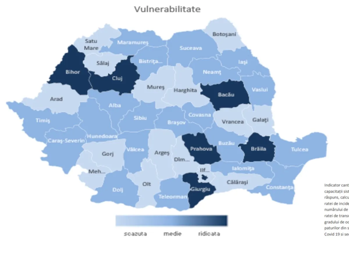 Rata de vulnerabilitate la coronavirus