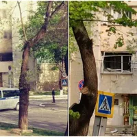 Geamurile apartamentelor din apropiere au fost sparte/FOTO: Unimedia