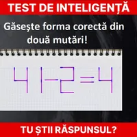 Test de inteligență cu bețe de chibrit Foto: Newsweek.ro/pixelsmashers