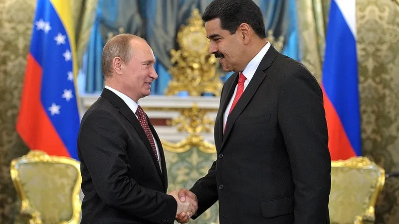Vladimir Putin și Preşedintele venezuelean Nicolas Maduro. / Foto: stvincenttimes.com
