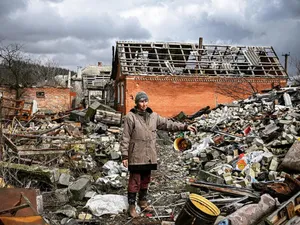 Distrugeri în Ucraina - Foto: Facebook/ Volodimir Zelesnki