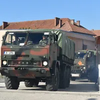 Camioanele românești DAC „66”, care au luptat în Irak și Siria în anii `80-`90, își fac treaba și în NATO - Foto: Facebook / Ministerul Apararii Nationale, Romania - www.mapn.ro
