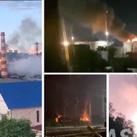 Ucraina a „întunecat” cerul și Marea Neagră cu 108 drone într-un atac masiv asupra Crimeea - Foto: Twitter - Colaj