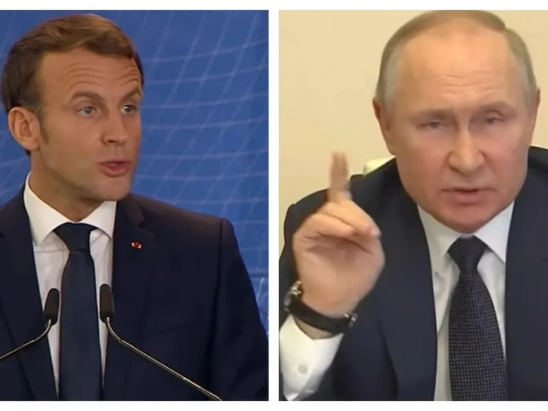 Putin i-a spus lui Macron că Ucraina comite atrocități și UE se face că nu vede Foto: wowbiz