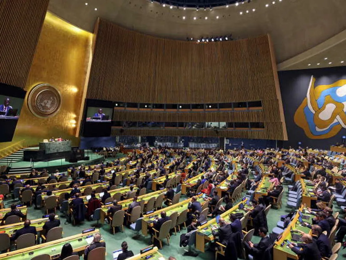 Adunarea generală a ONU a suspendat Rusia din Consiliul Drepturilor Omului. / Foto: agerpres.ro