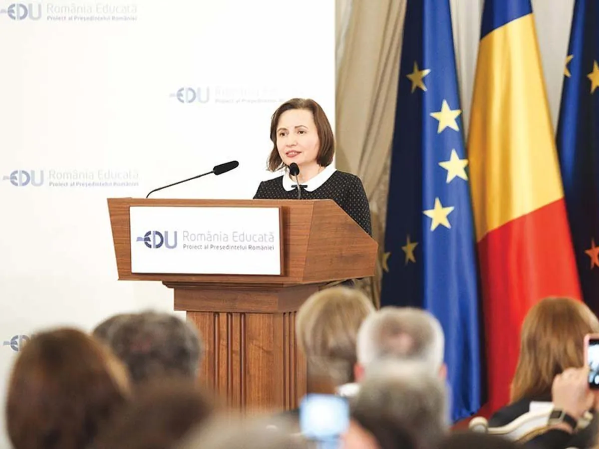 REPREZENTARE Daniela Vișoianu a fost port-drapelul campaniei centrate pe educație a președintelui Klaus Iohannis - Foto: INQUAM PHOTOS/ George Călin