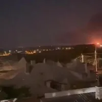 Rusia a atacat cu drone portul Izmail - Foto: captură video Twitter/Faytuks News Δ