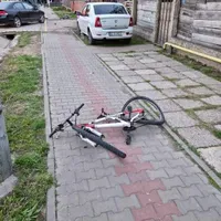 Biciclist, omorât fără vină. Un șofer a pierdut controlul, a sărit un șant și l-a acroșat. / Foto: Info Trafic 24, Facebook