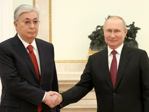 Putin și găsit un aliat. Noul președinte al Kazahstanului, Kasîm-Jomart Tokaev, în vizită la Moscova. / Foto: Profimedia