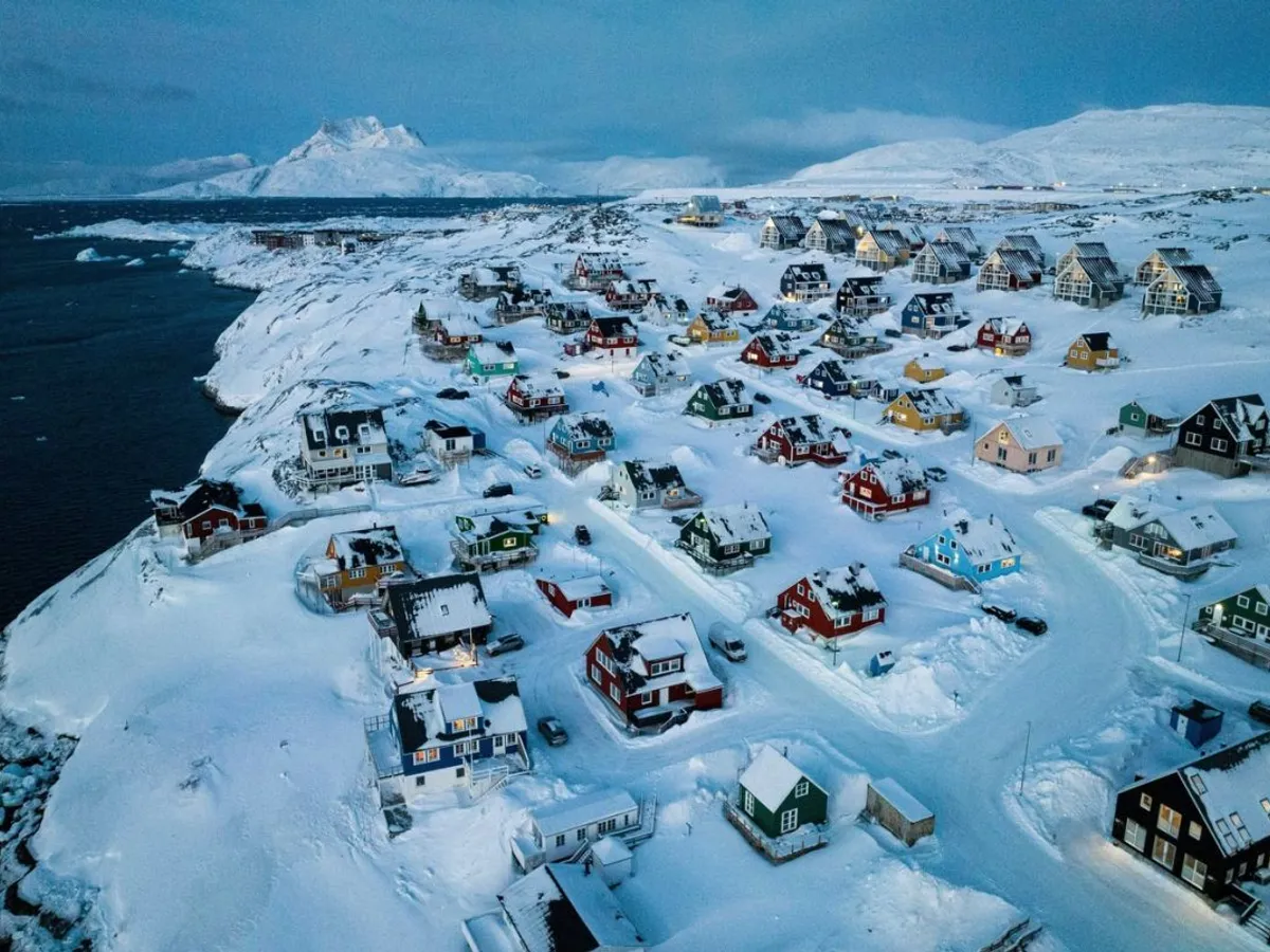 Nuuk, capitala Groenlandei, un orăşel cât Jimbolia, care se opune SUA - Foto: Profimedia Images