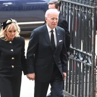 VIDEO Joe Biden au ajuns la Westminster Abbey pentru a-și lua adio de la Regina Elisabeta a II-a - FOTO: Profimedia
