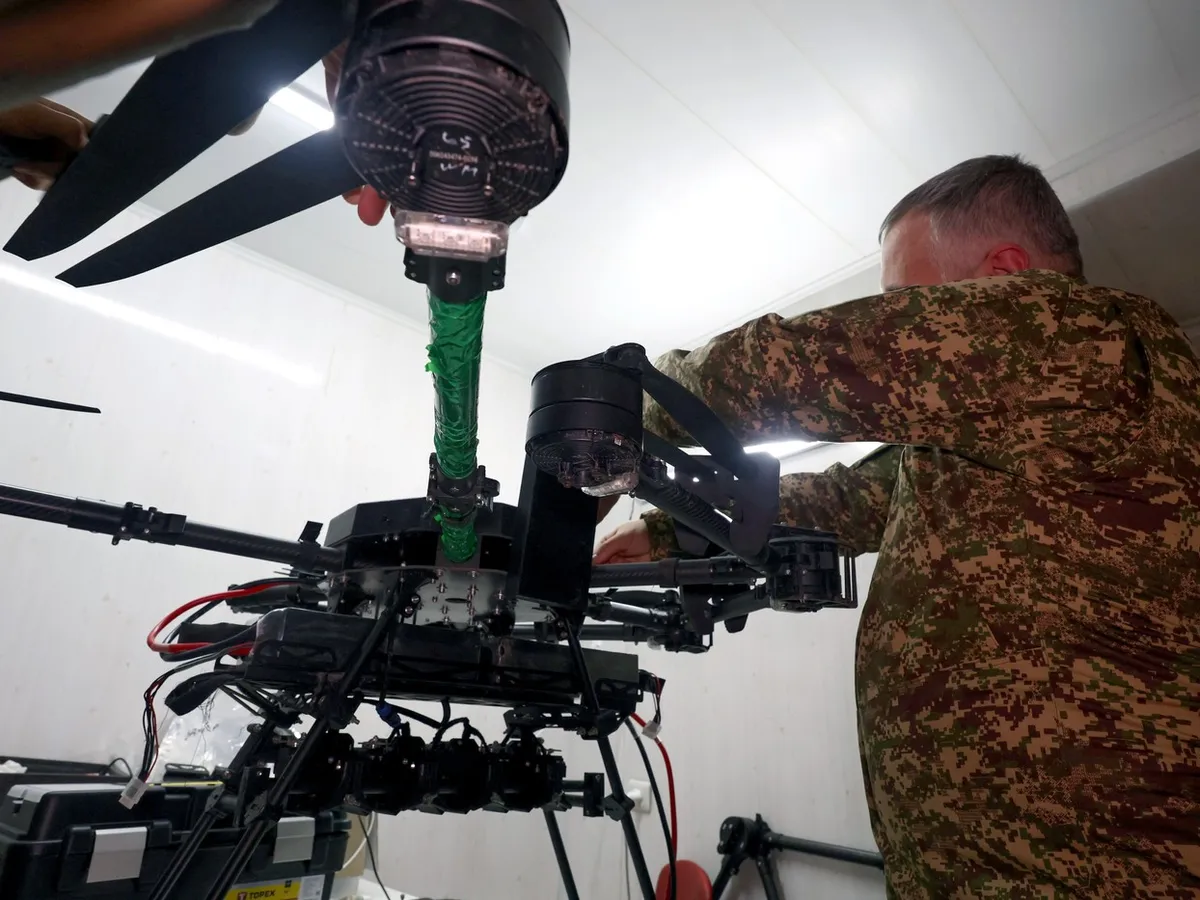 Atelierul de drone al Gărzii Naționale a Ucrainei - Foto: Profimedia Images