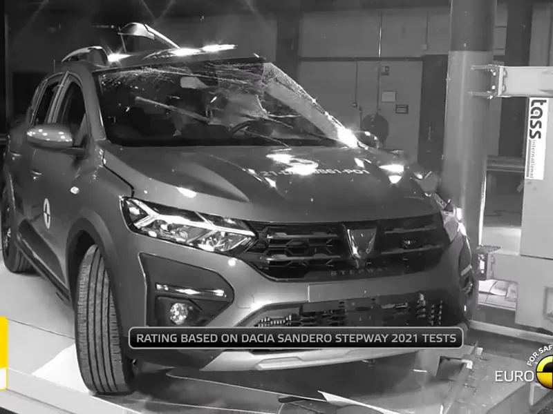 Dacia Jogger, doar o stea de siguranță la testele Euro NCAP. / Foto: captură video