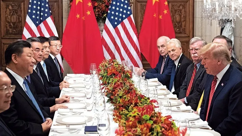 Președintele Trump, la o cină cu președintele chinez, Xi Jinping