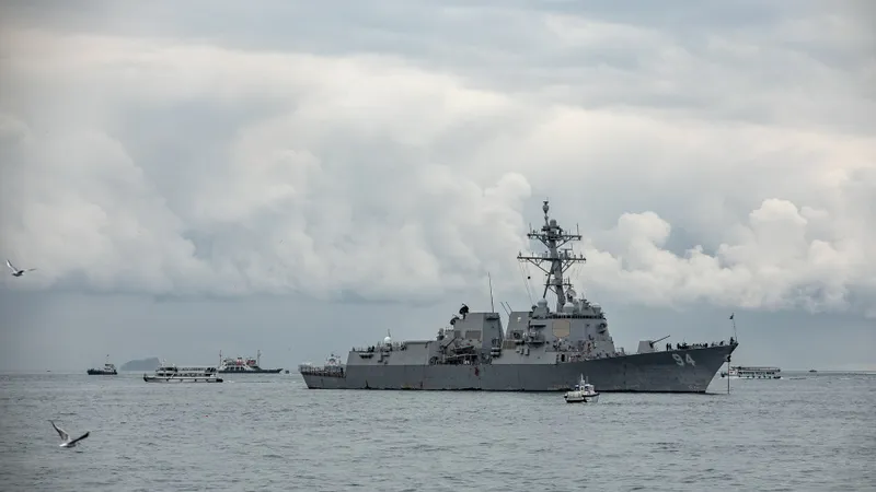 USS Nitze (DDG-94), un distrugător din clasa Arleigh Burke al Marinei militare americane/Foto: Profimedia Images