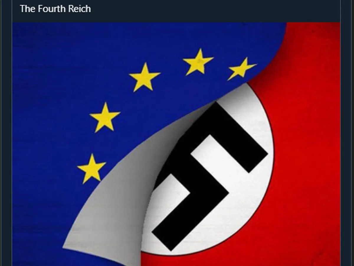 UE este descrisă drept „al patrulea Reich” - Foto: X / Elon Musk