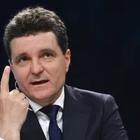 Nicuşor Dan, la dezbaterea de la Euronews, de pe 8 mai - Foto: INQUAM PHOTOS/Alex Nicodim