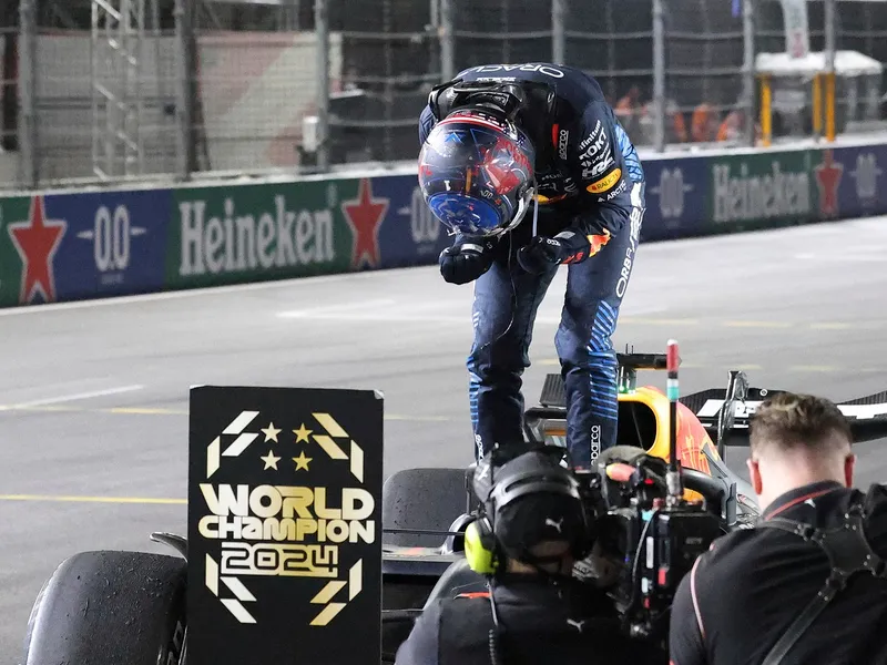 Max Verstappen este pentru a 4-a oară campion mondial de Formula 1. A câștigat titlul 2024 la puncte - Foto: Profimedia Images - Imagine cu rol ilustrativ