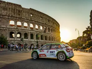 Simone Tempestini a terminat Rally di Roma Capitale pe locul 3 la Under 28 și pe 7 la general. / Foto: fras.ro