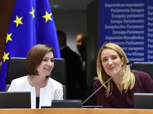 Roberta Metsola a participat, alături de Maia Sandu, la mitingul proeuropean de la Chișinău - Foto: Profimedia Images