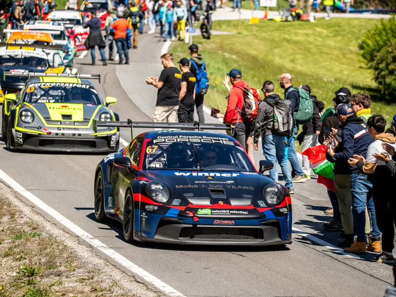 Campionul român la viteză în coastă, remarcabil în etapa din Austria a Campionatului European - Foto: Facebook/Porsche Romania