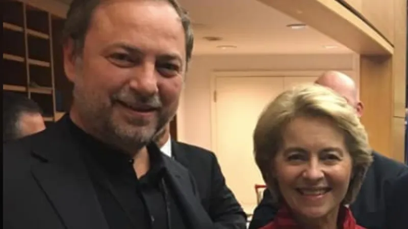 Dan Motreanu și Ursula von der Leyen, șefa CE/FOTO: facebook.com