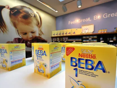 Laptele praf Beba, de la Nestle, pentru copii - Foto: Profimedia Images