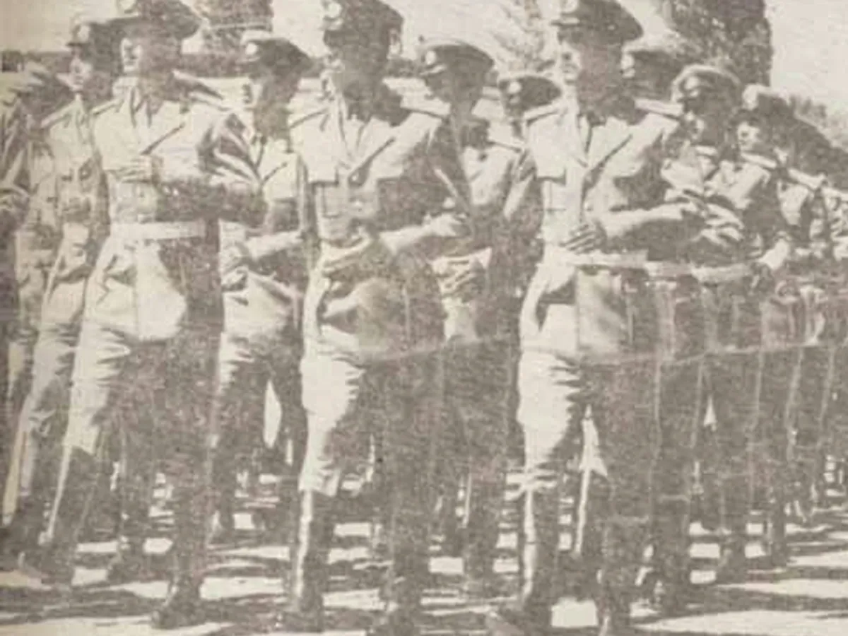 Forțele de Securitate. Foto preluată din revista Historia