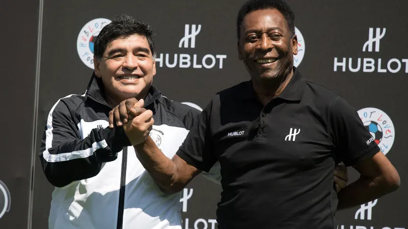 Maradona și Pele - Foto: Profimedia